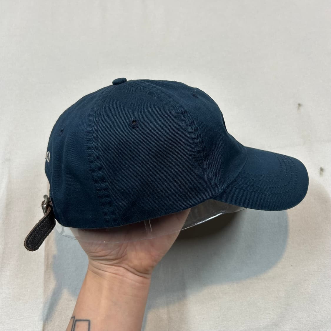 폴로 랄프로렌 네이비 볼캡 모자 가죽스트랩 정품 상품이미지5