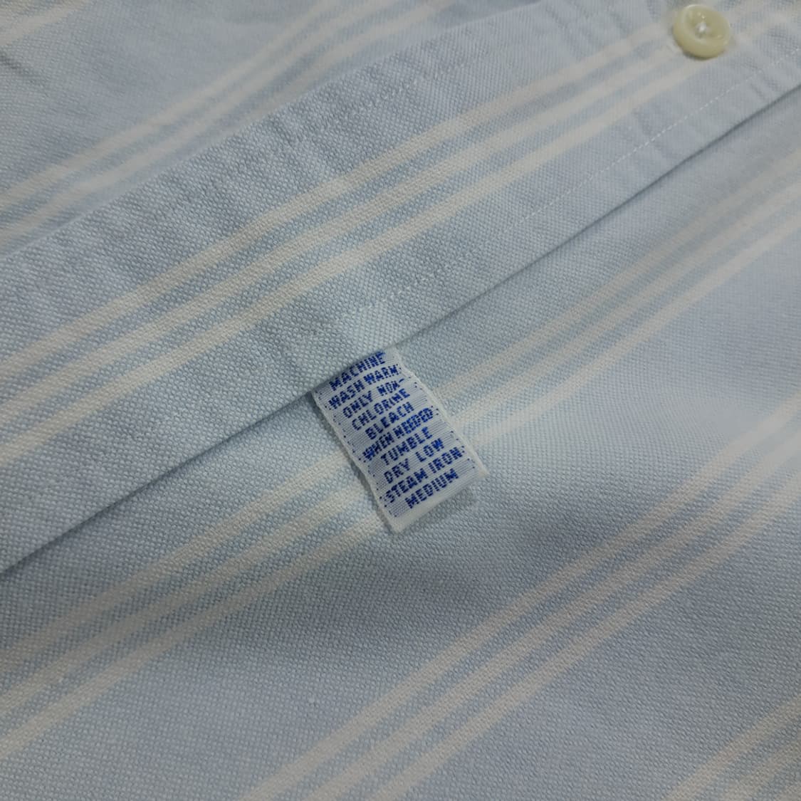 CN886 XL 폴로 랄프로렌 스카이블루 스트라이프 긴팔 셔츠 남방 상품이미지6