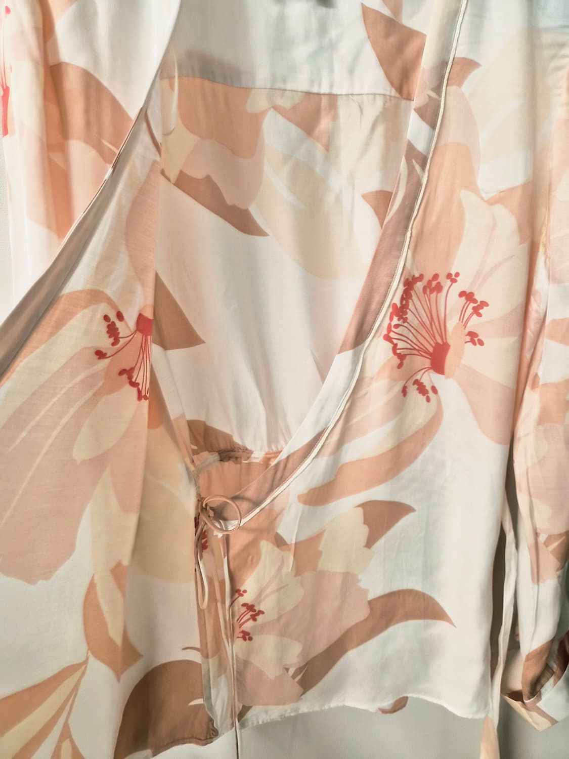 [Massimo Dutti] 마시모두띠 플로럴 랩 블라우스 ( 34 상품이미지5