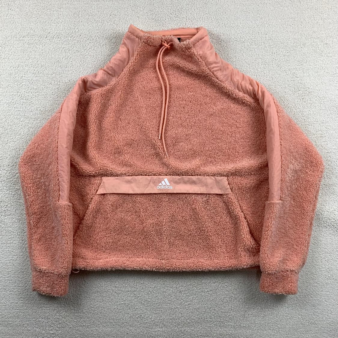 아디다스 우먼스 퍼포먼스 로고 하이넥 플리스 핑크 상품이미지2