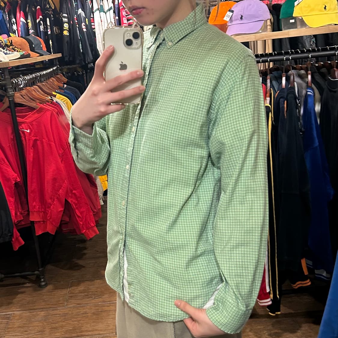 [HI]  폴로 셔츠 그린  상품이미지4