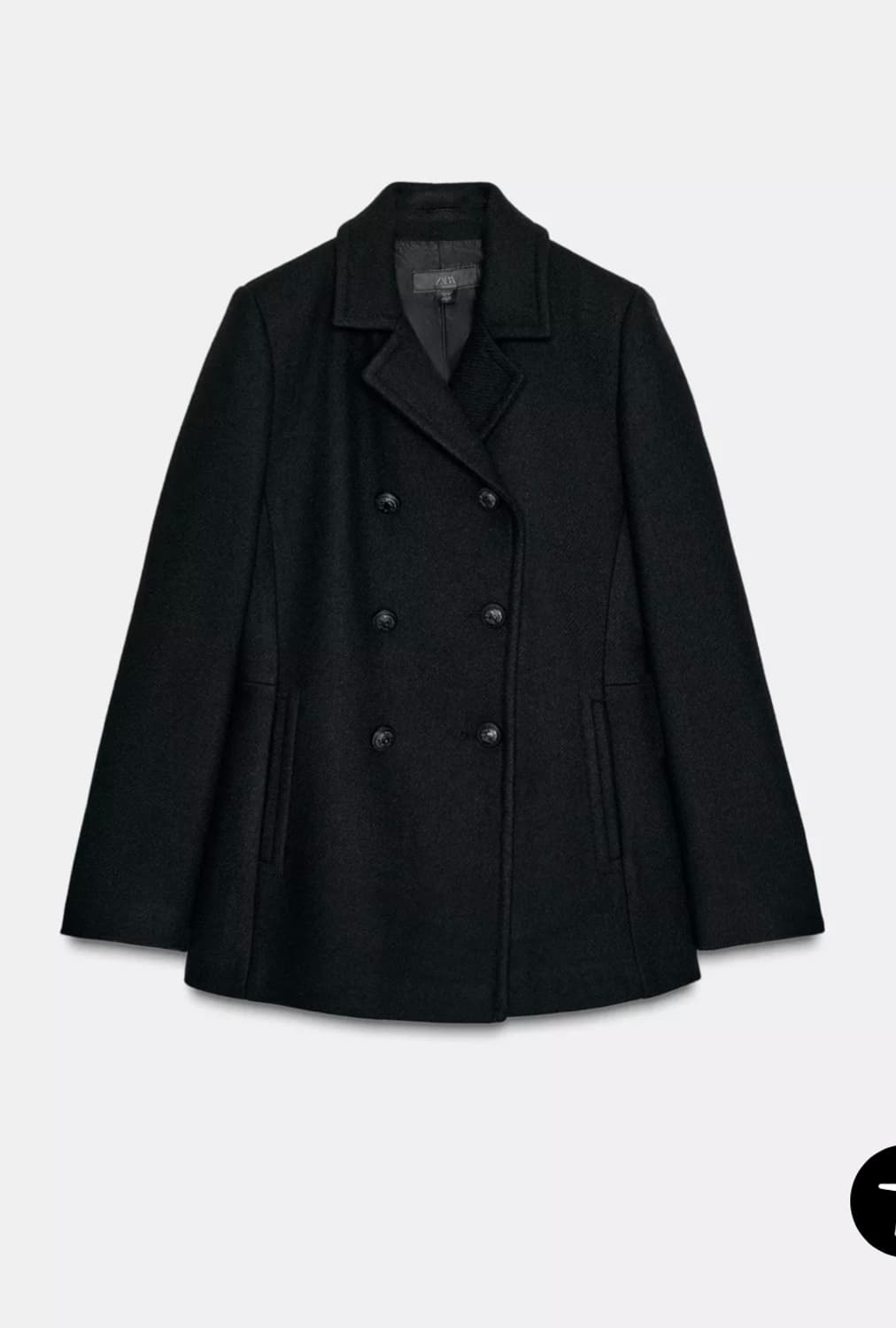 ZARA 자라 울 더블 브레스트 코트 상품이미지3