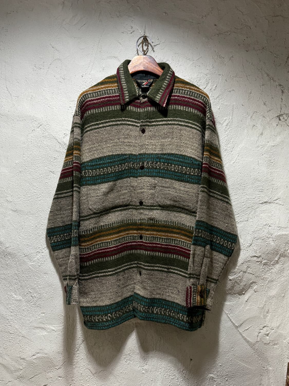Thums Up 80-90년대 나바호 울 셔츠 상품이미지1