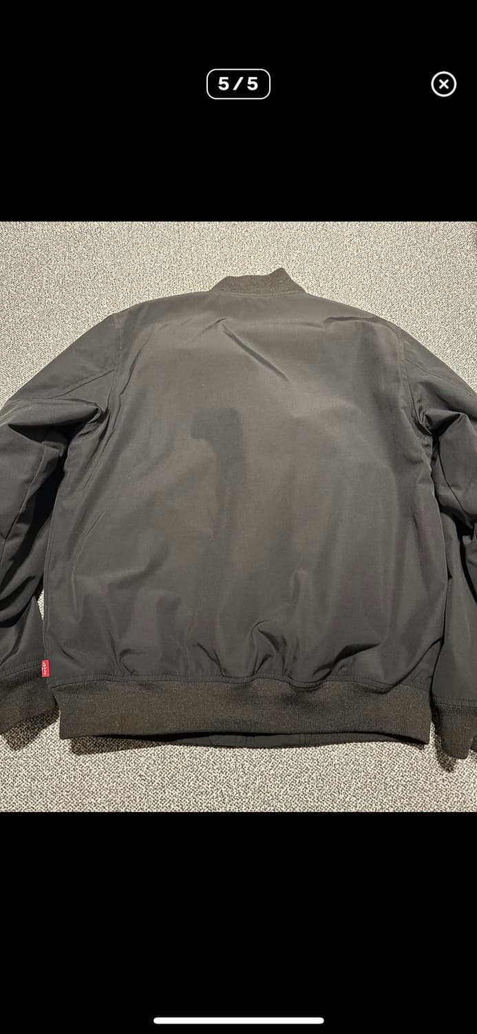 리바이스 블랙 나일론 블루종 자켓 상품이미지2