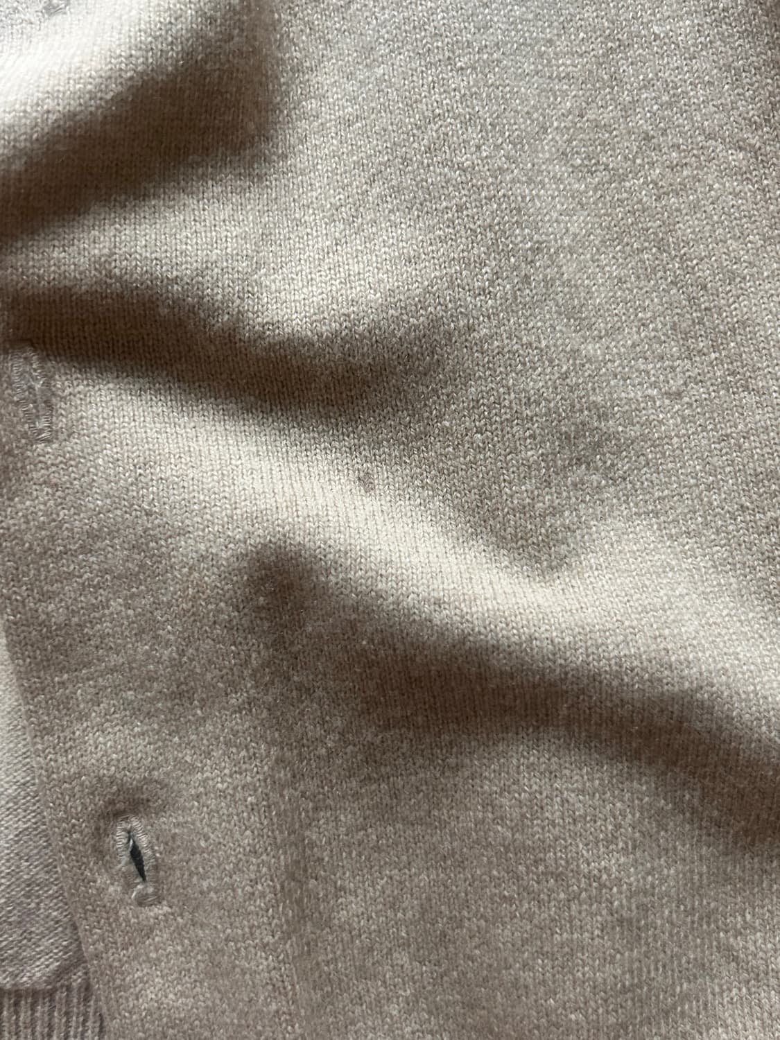 꼼데가르송 play 라인 베이지 가디건 상품이미지3