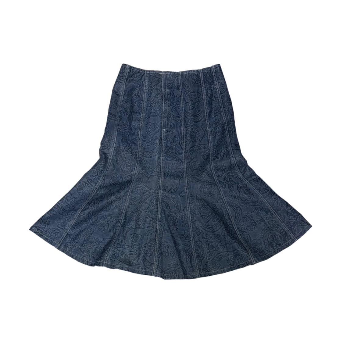 💙페이즐리 미디 스커트💙 상품이미지1
