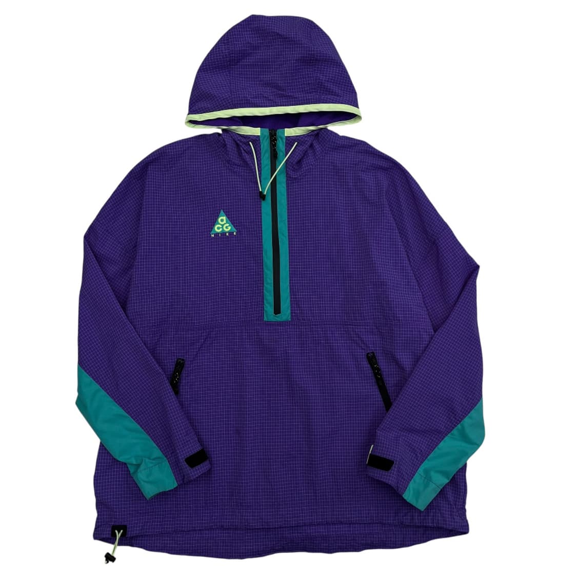 나이키 ACG 로고 퍼플 후드 바람막이 XL 상품이미지4