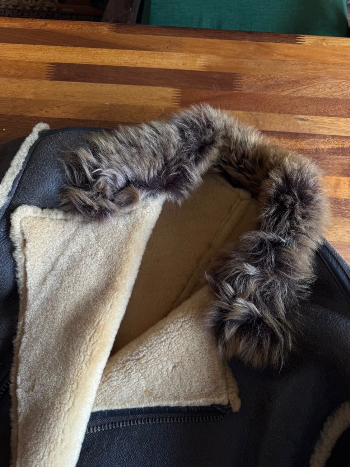 아비렉스 카우하이드 무톤 레더 자켓 100 상품이미지3