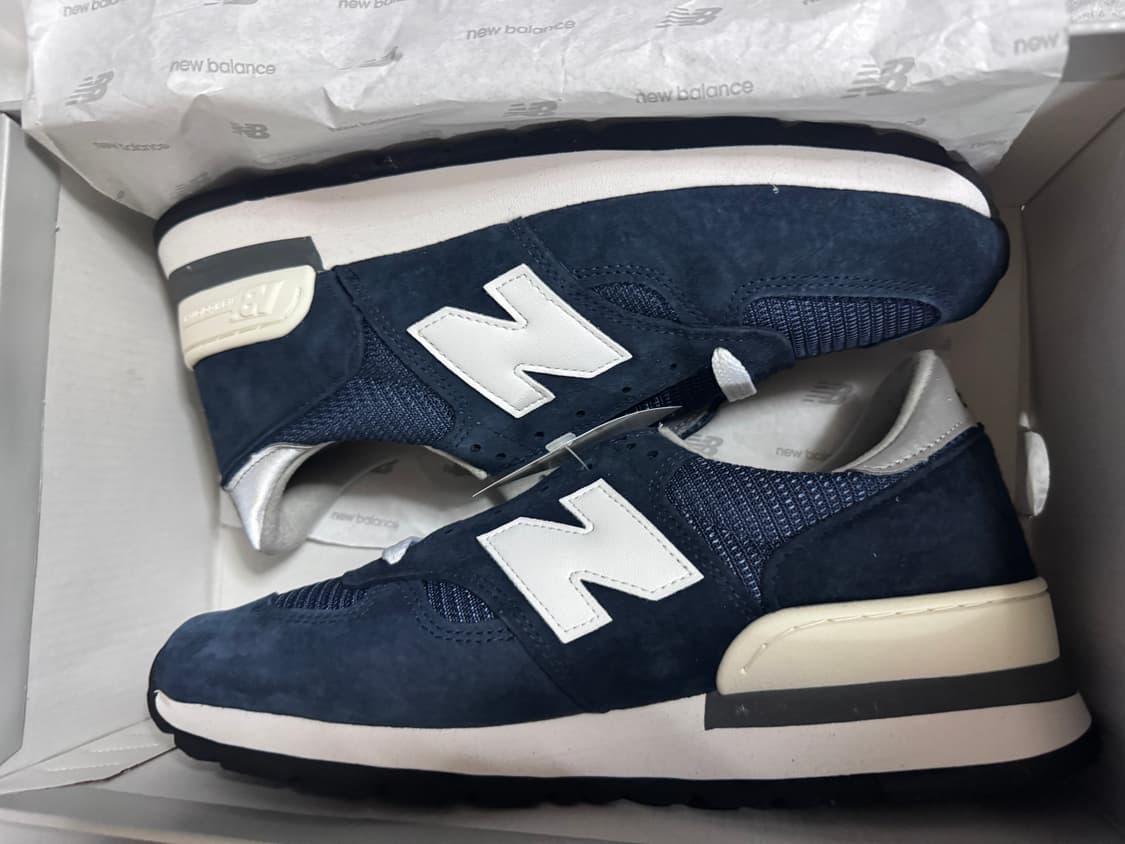 뉴발란스 990v1 네이비 265 새상품 상품이미지3