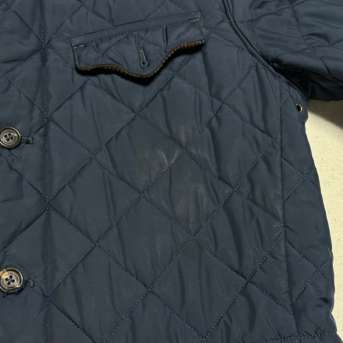 M 폴로랄프로렌 네이비 퀼팅 자켓 상품이미지7