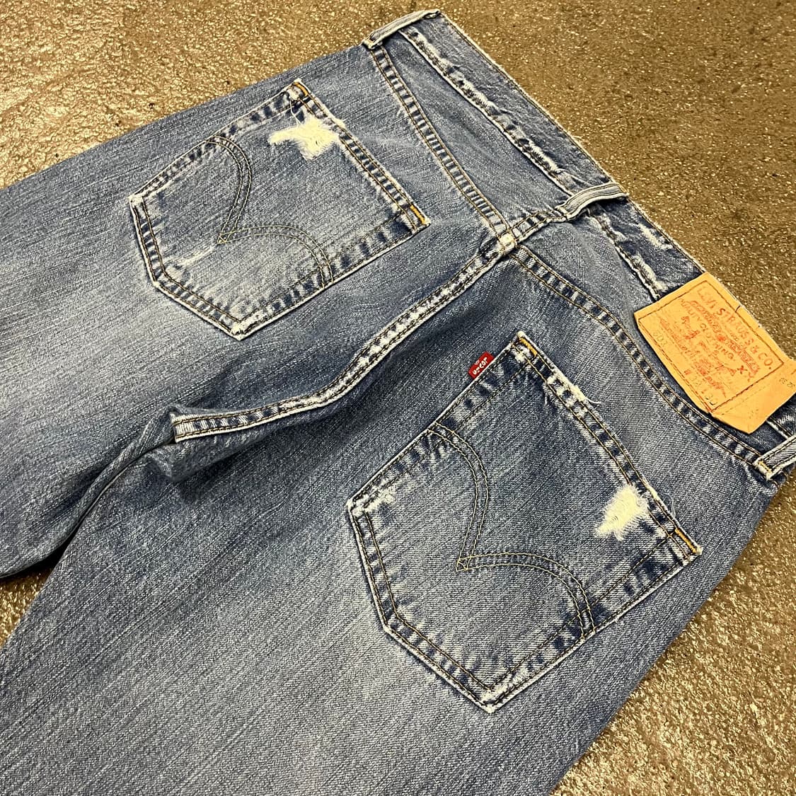 00s Levis501 커스텀 데님 팬츠 (31”) 상품이미지5