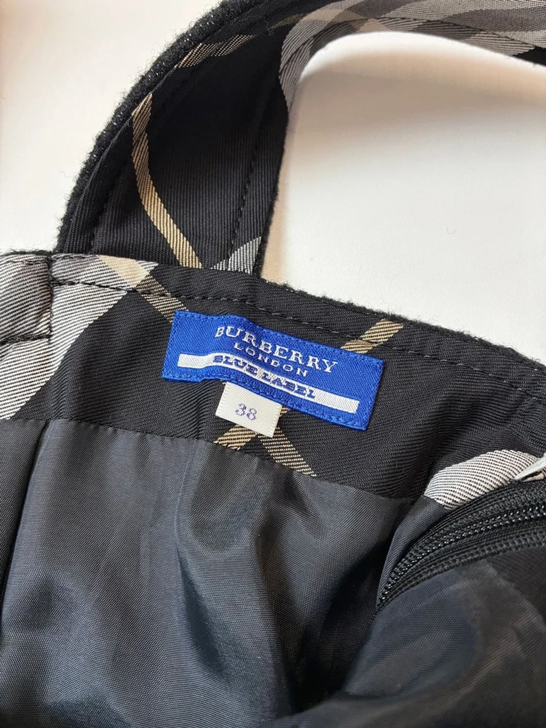 버버리 블루라벨 00s 재팬 울 원피스 PN5497    상품이미지8