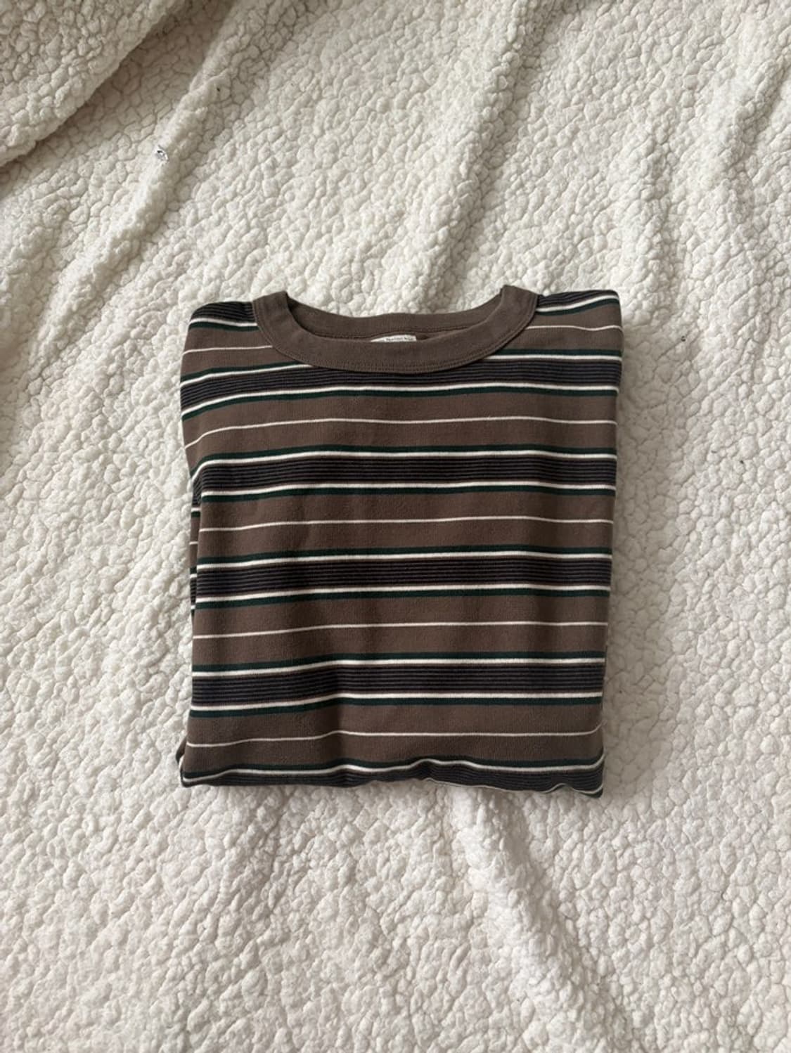 피그벨 phigvel L/S 보더티 타우페X그린 2 상품이미지1