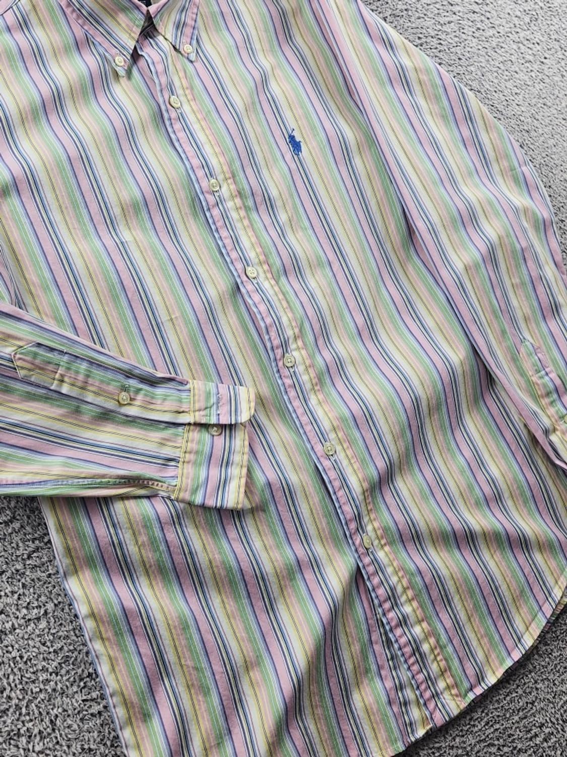 폴로랄프로렌 멀티컬러 스트라이프 커스텀핏 셔츠 ( M추정 )/ 11008 상품이미지6
