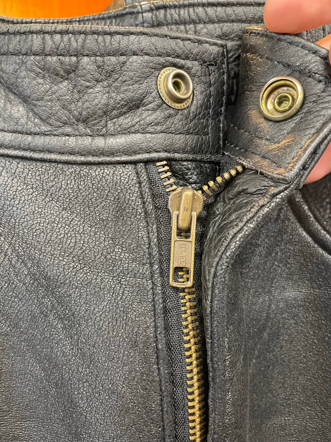 [L] 90s 레더 플레어 팬츠 상품이미지8