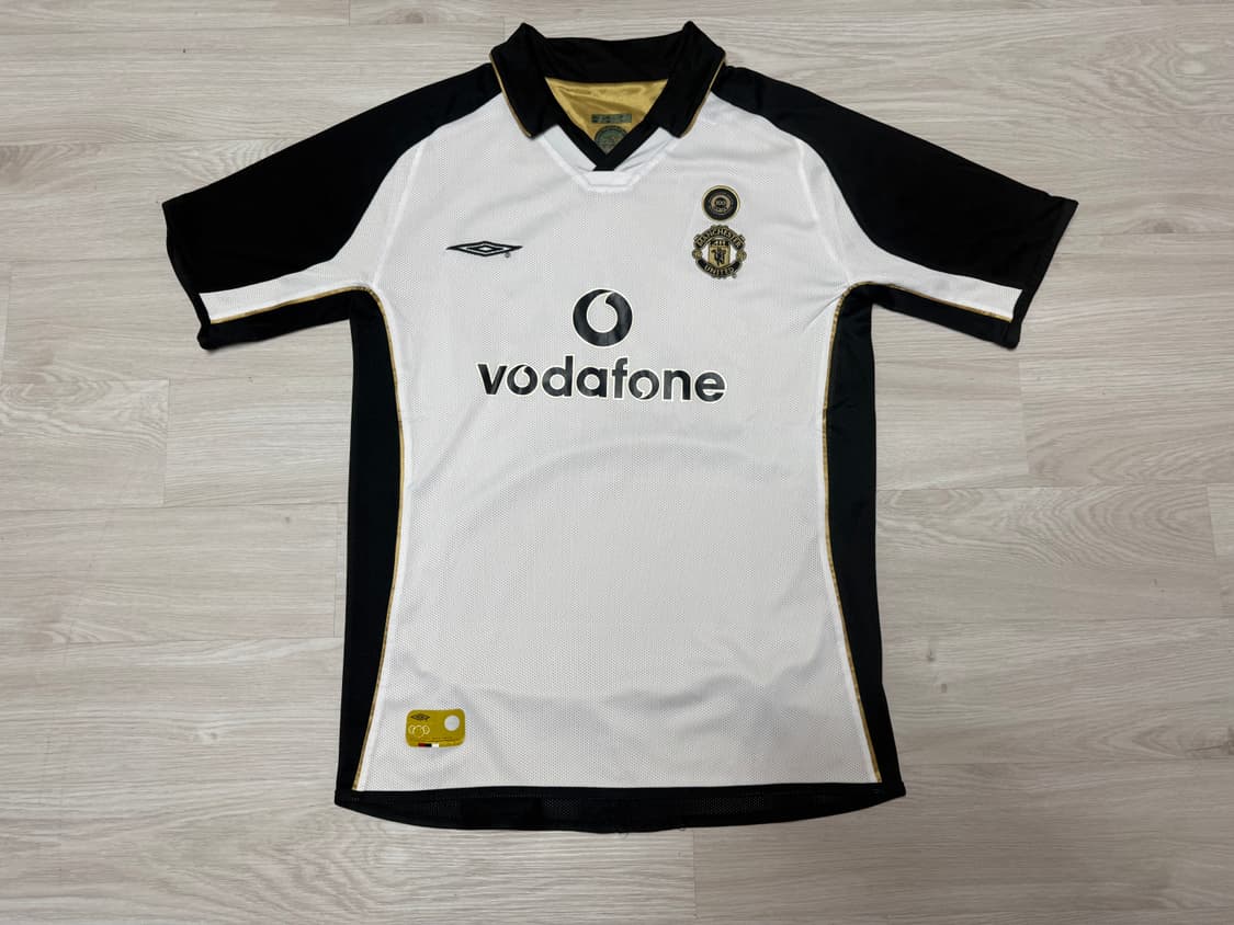 [L] 엄브로 맨유 01-02 어웨이 100주년 노마킹 유니폼 상품이미지2