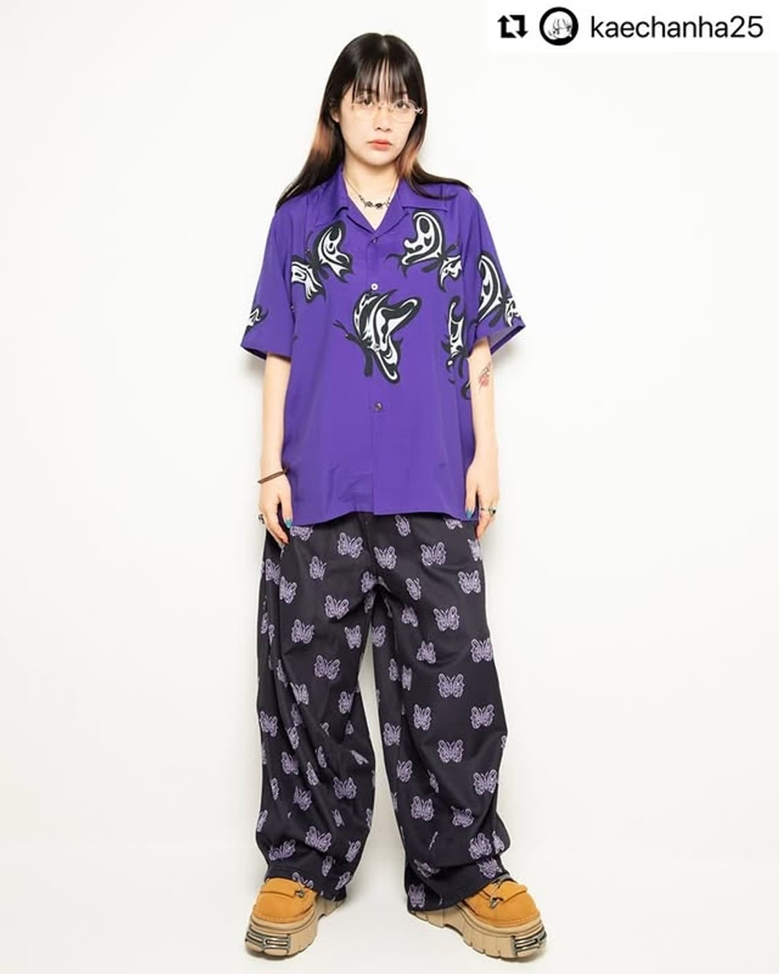 NEEDLES x Kae Tanak 별주 H.D. Track Pant 상품이미지6