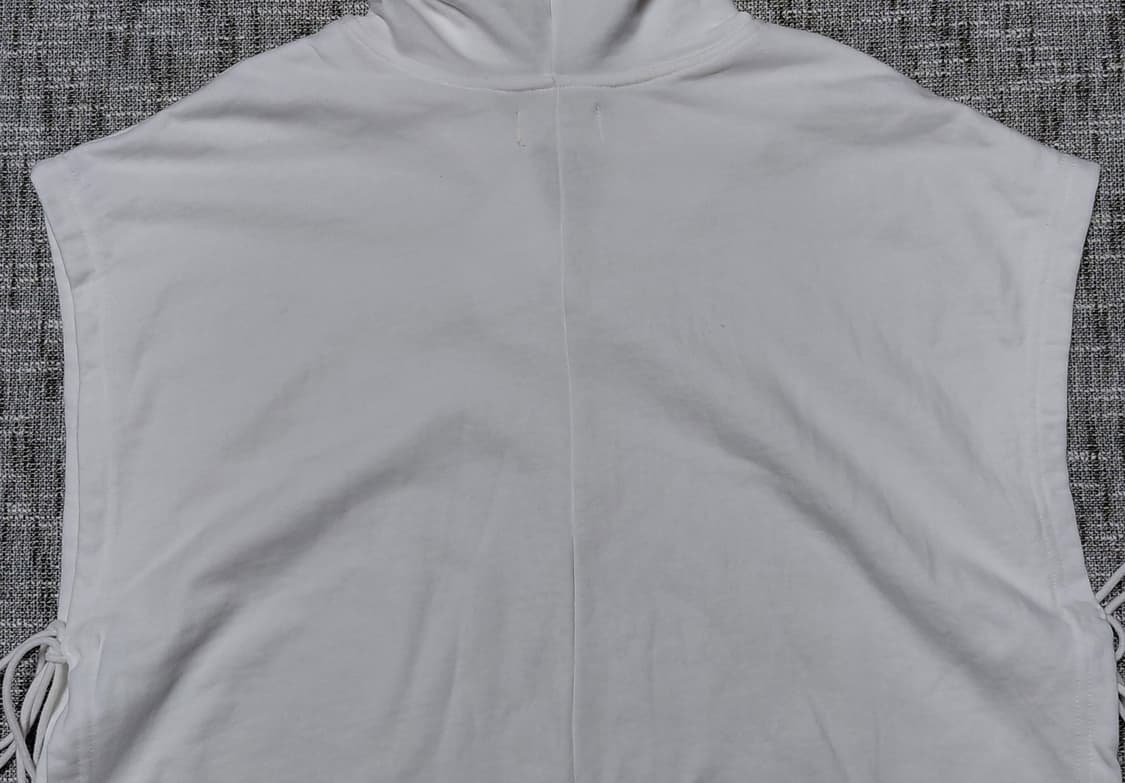 [LL] MEDE 19F 사이드 레이스업 후드 베스트 (화이트) 상품이미지8