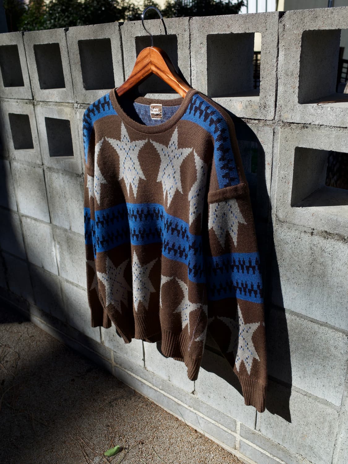 80’s Issey miyake jacquard knit sweater 상품이미지1