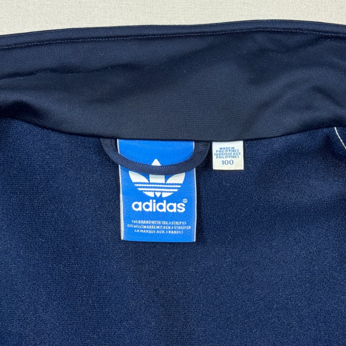 L) 아디다스 파이어버드 삼선 져지 트랙탑 집업 네이비 W17 상품이미지6