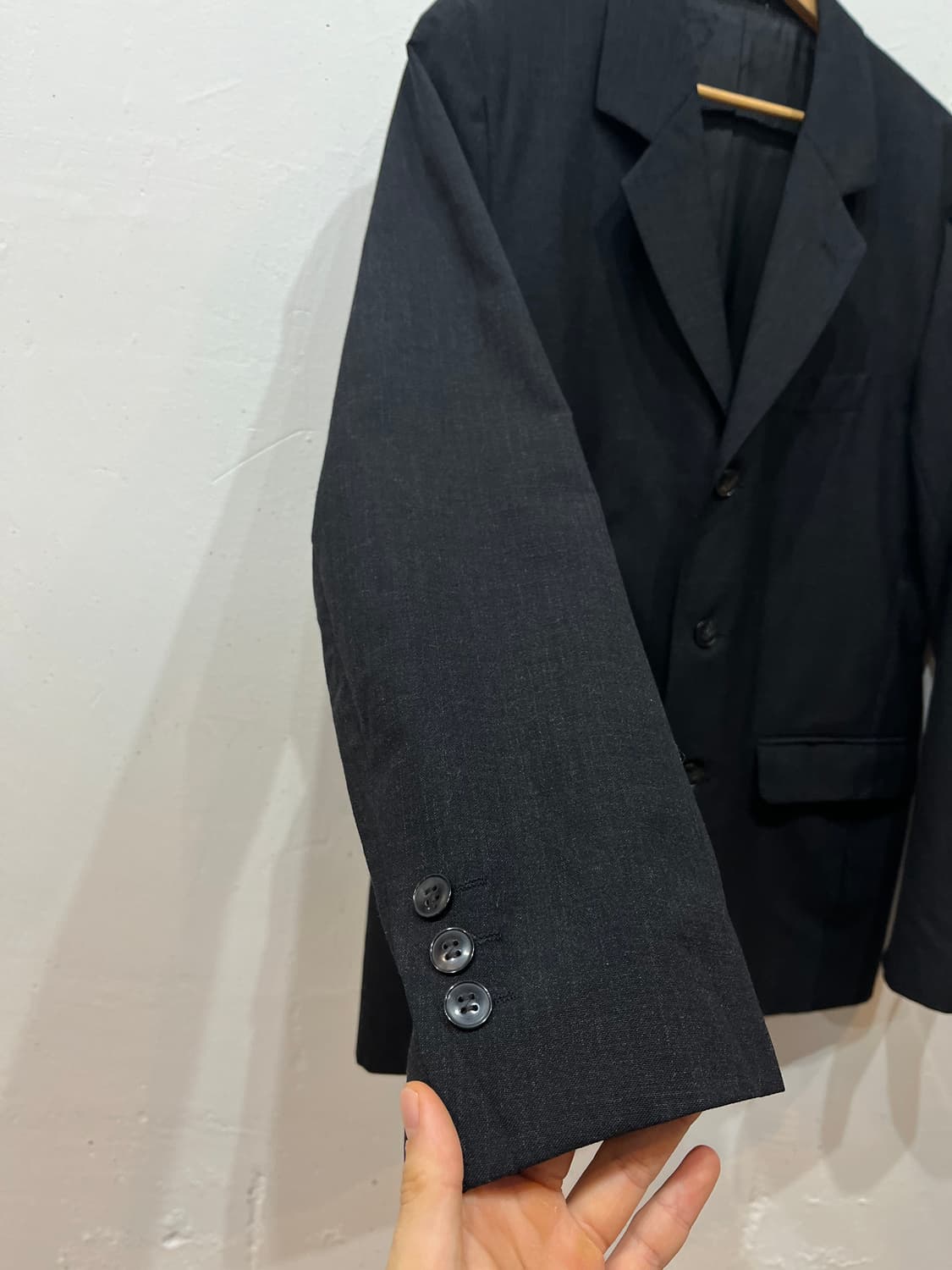 아네스베 옴므 퓨어울 3B 블레이저 자켓 Made in FRANCE 상품이미지6