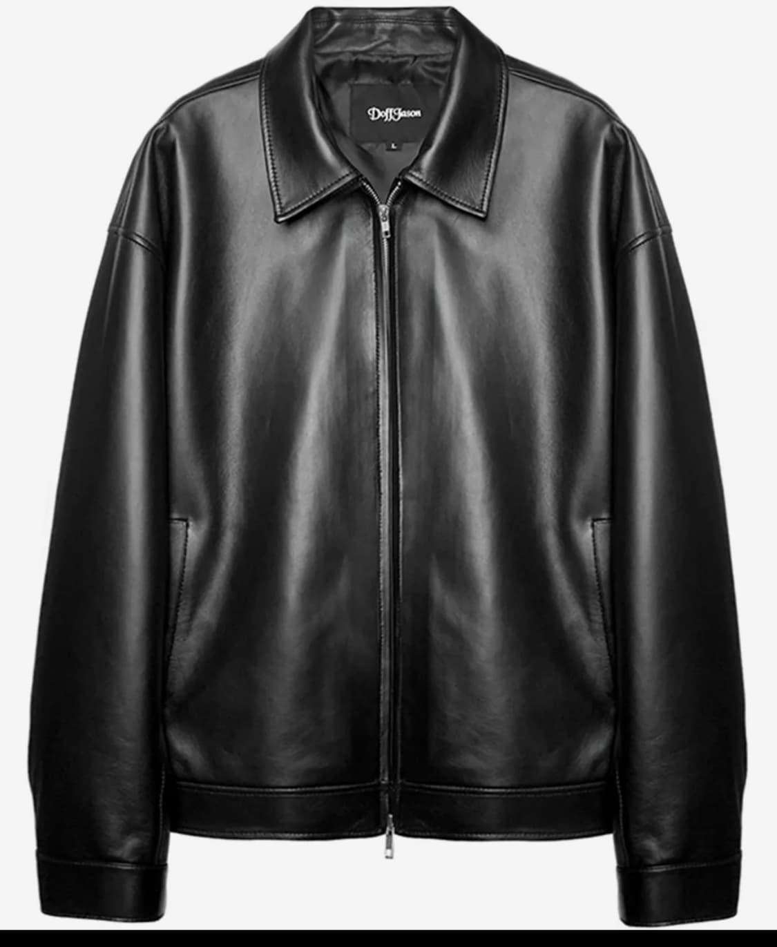 [L] 도프제이슨 오버핏 램스킨 싱글 자켓 상품이미지1