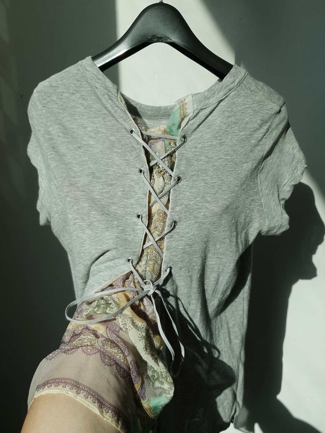 08S/S SACAI Corset Silk Layered Tee 상품이미지6