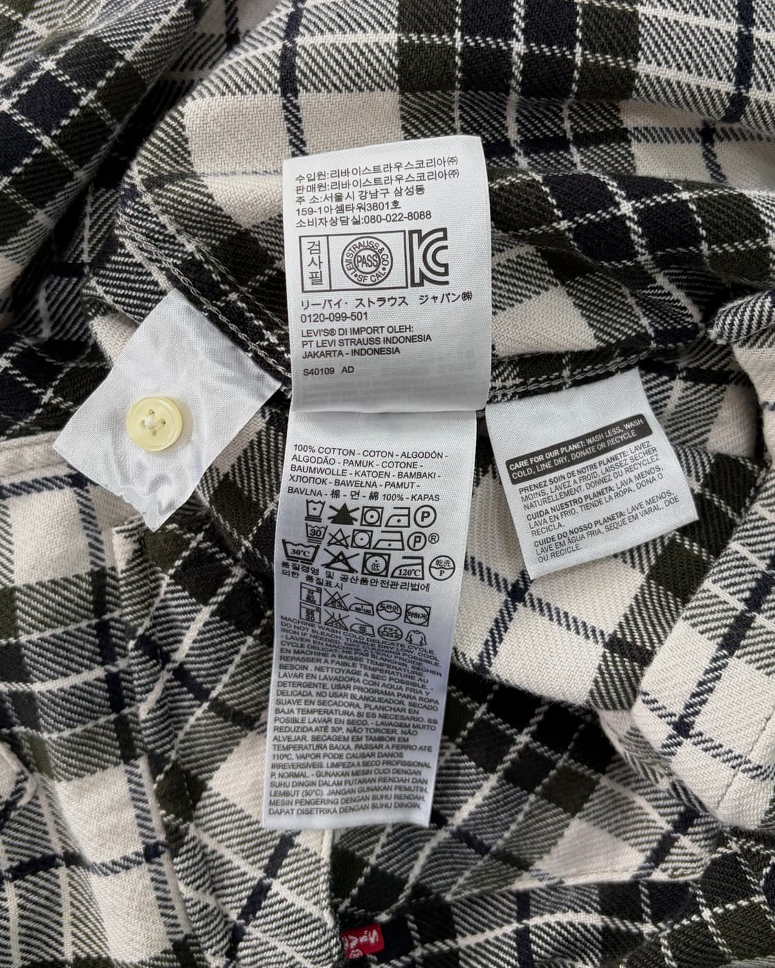 [S]리바이스 Levi's 플란넬 웨스턴 셔츠 상품이미지9