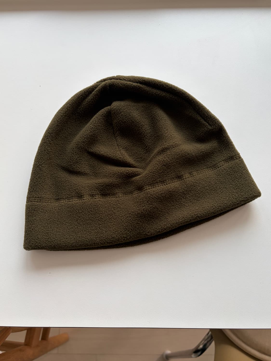 USA 딥 브라운 brown fleece 플리스 비니 상품이미지3