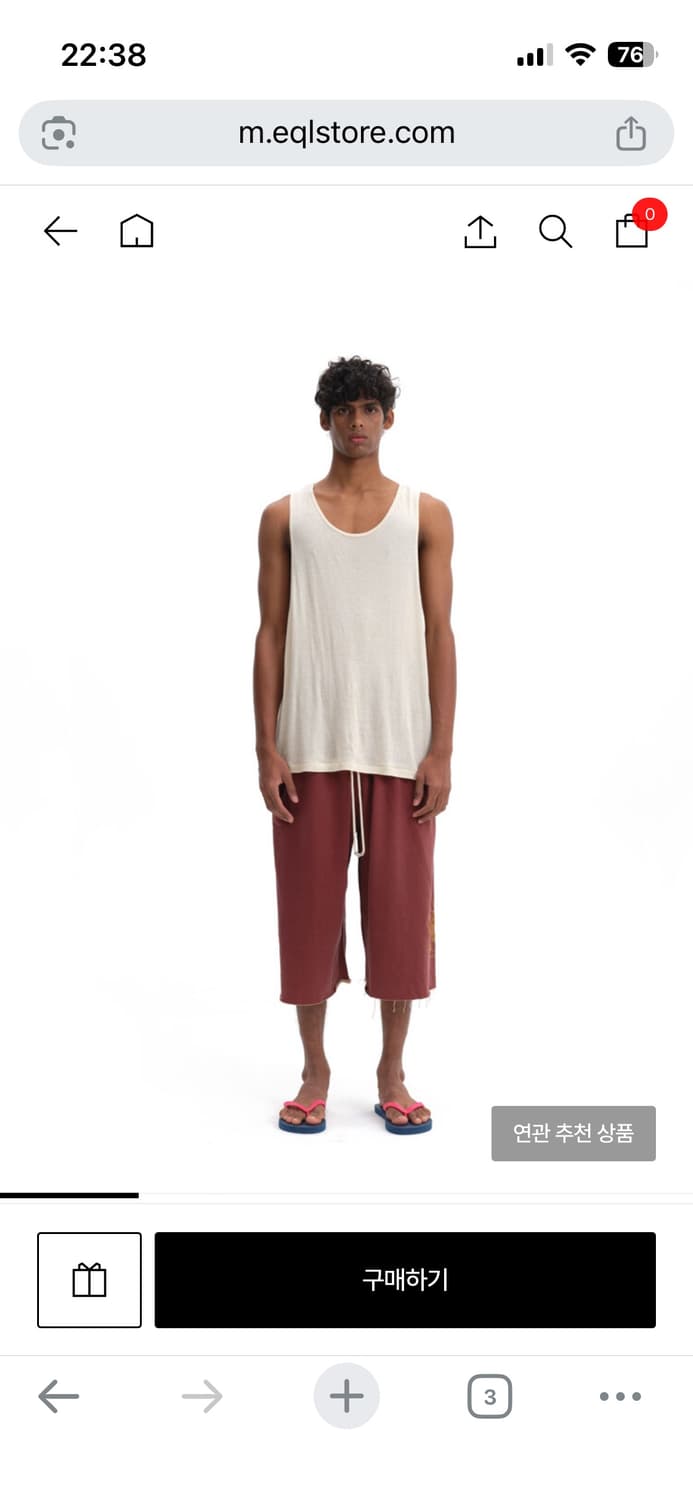 Tuewid bermuda pants 상품이미지1