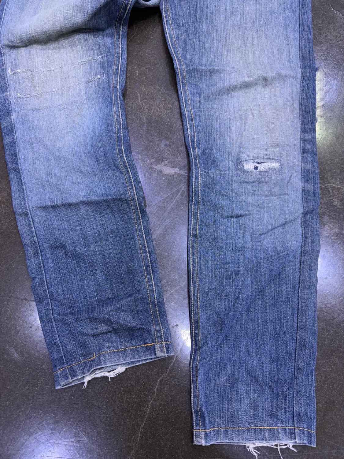 리바이스 00's 569 루즈 스트레이트핏 빈티지 데미지 데님팬츠 29 상품이미지7