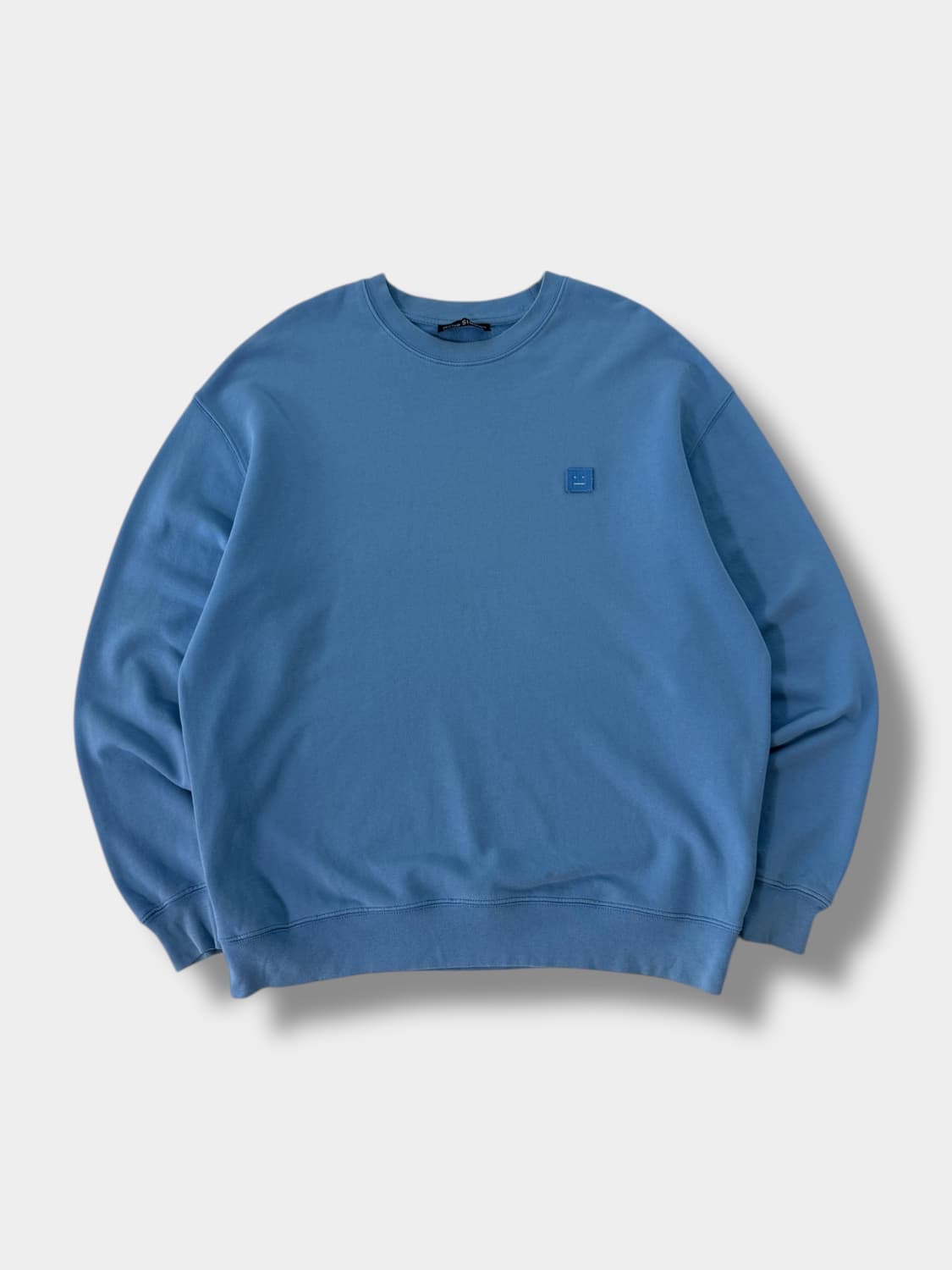 아크네 스튜디오 오버핏  스카이블루 포바 페이스 스웻 셔츠 상품이미지1