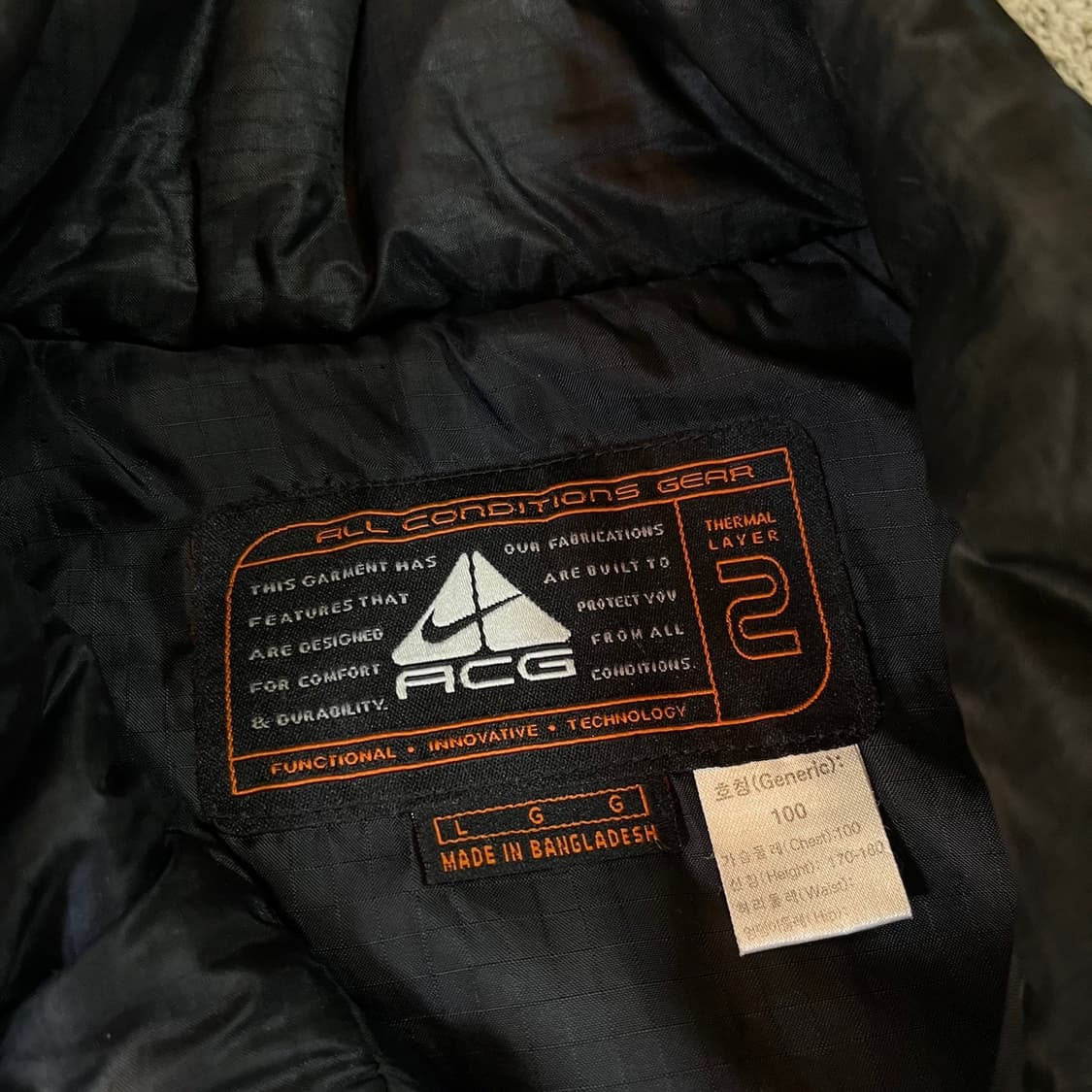 00's 나이키 ACG 패디드 베스트 점퍼 상품이미지5