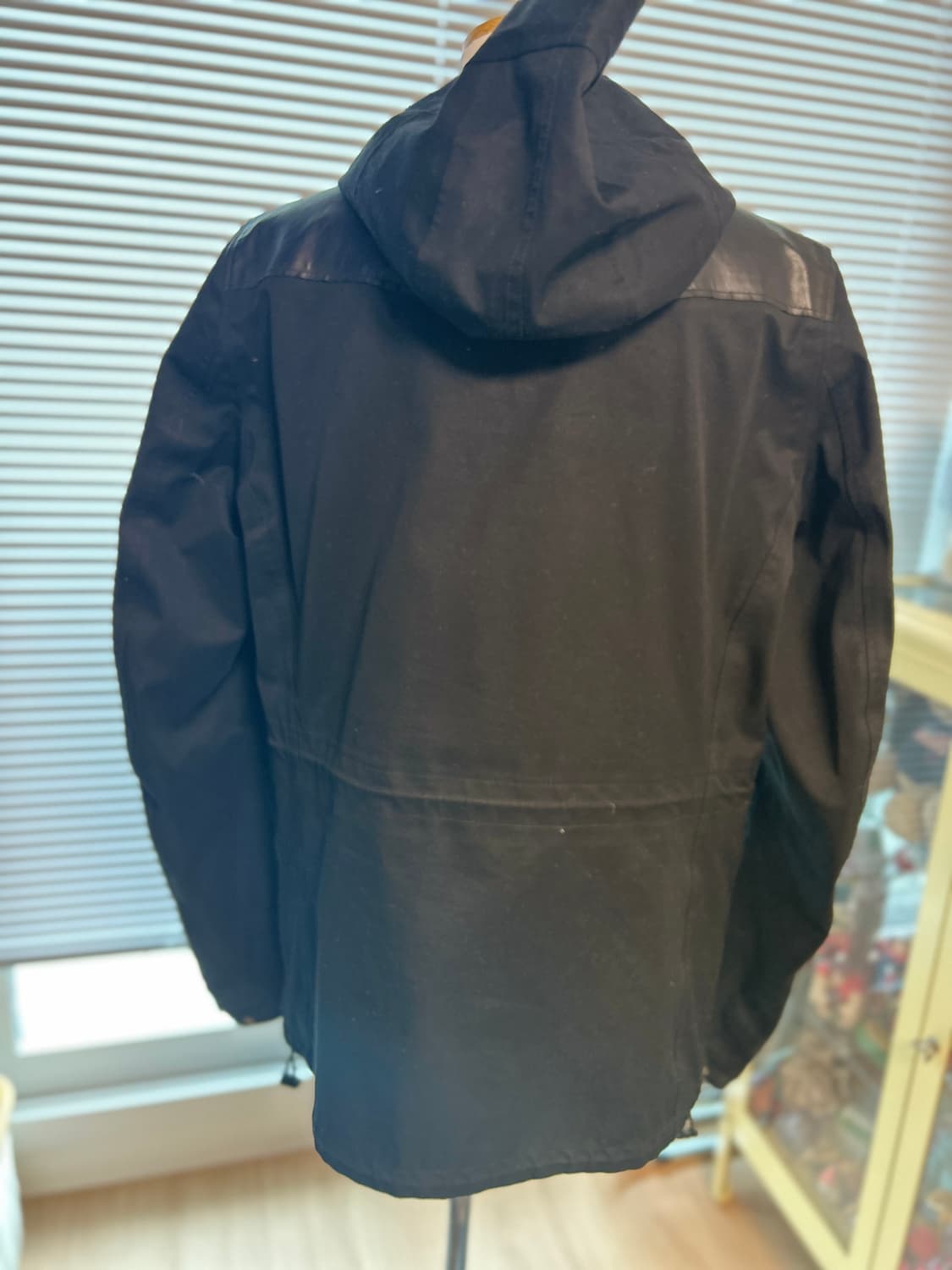 VISVIM 올드비즈빔 올블랙 하드리안 소가죽믹스 고어텍스 자켓  XL 상품이미지6