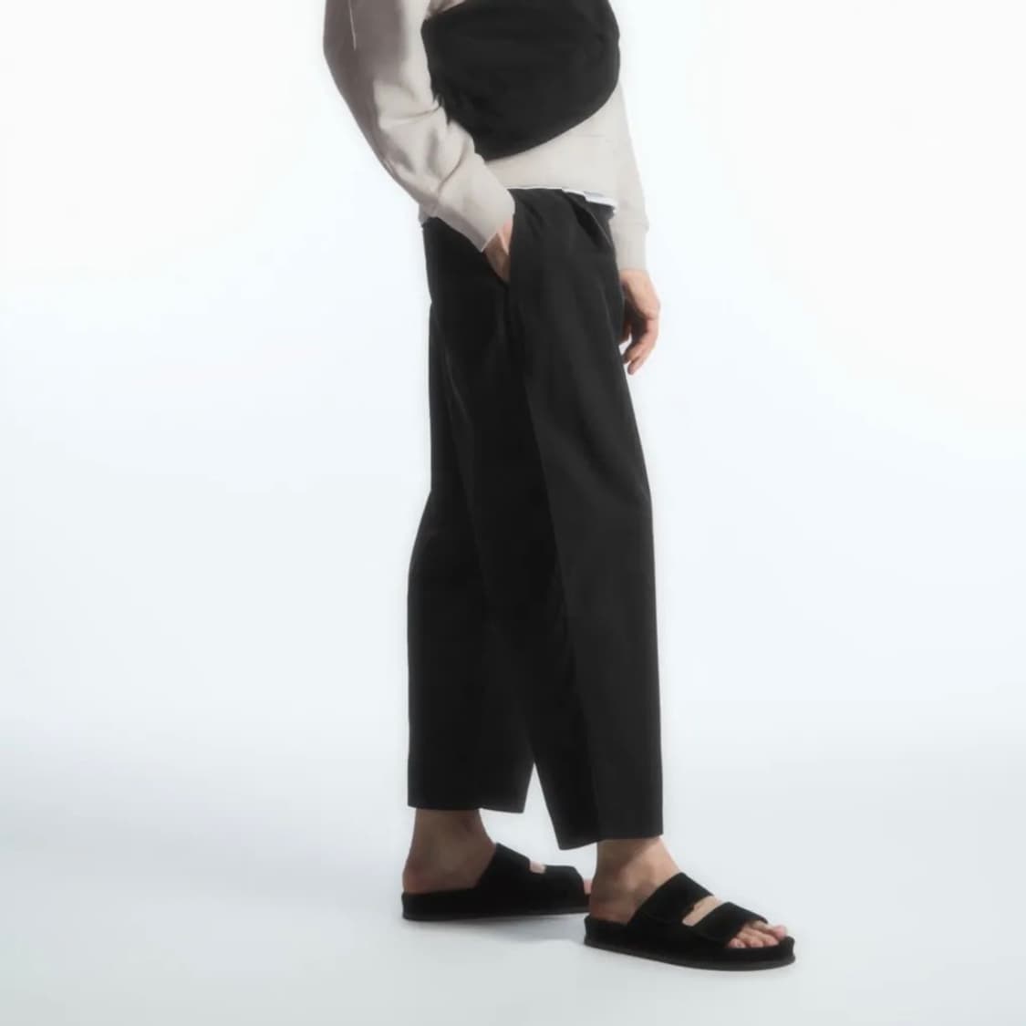 코스 cos 오가닉 코튼 텐셀 블랜드 와이드 팬츠 상품이미지1