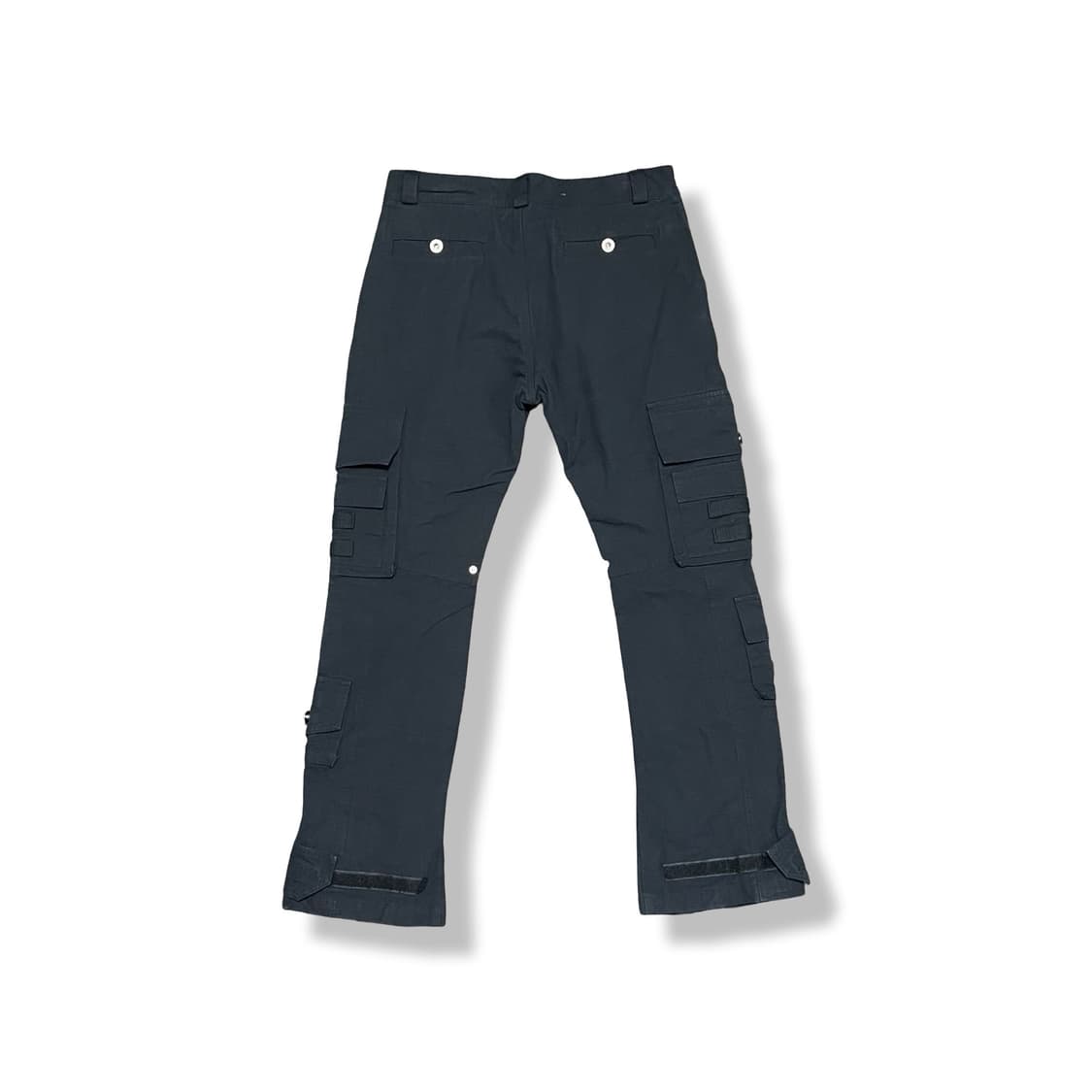 [1] 드네즈 denage 블랙 펑크 지퍼 디테일 카고 바지 상품이미지4