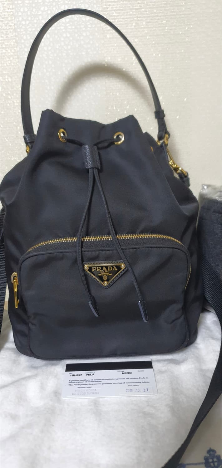 프라다 버킷백 라지 크로스백/숄더백 정품A급(보증서O) 상품이미지2