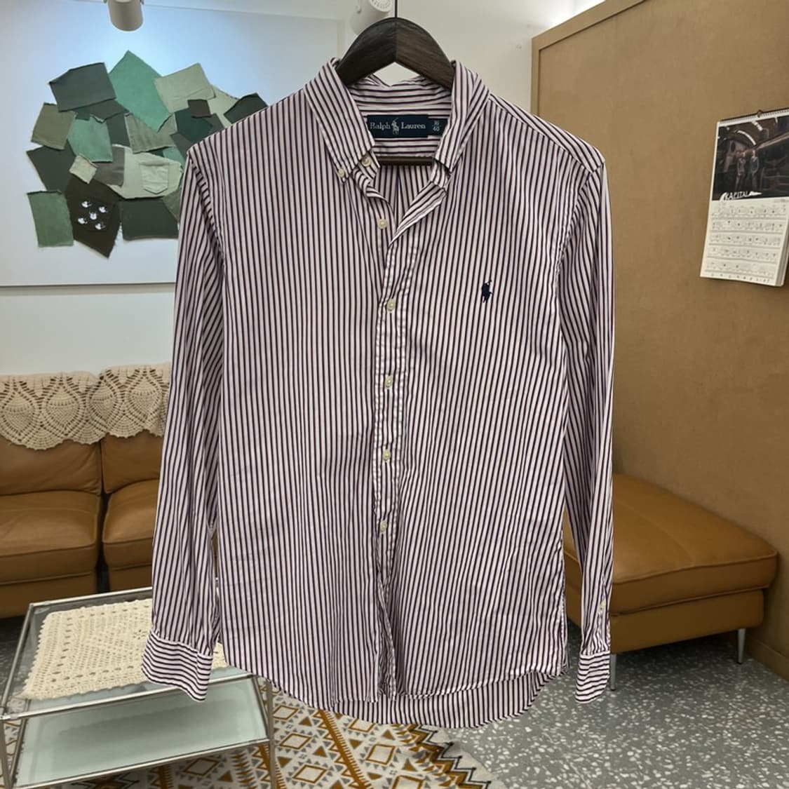 폴로 랄프로렌 빈티지 모던 캐주얼 스트라이프 셔츠 95 C10704 상품이미지3