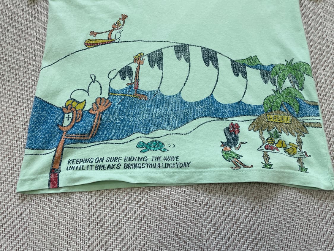 빈티지 surfday 그래픽 반팔티셔츠  J04413 상품이미지3