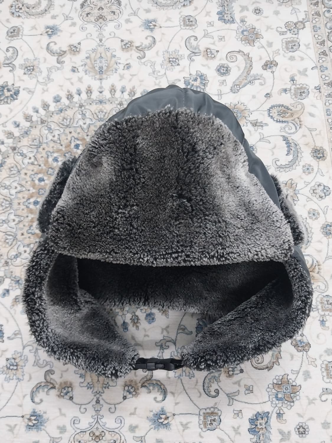 슈펜 털 안감 귀달이 모자 블랙 상품이미지1