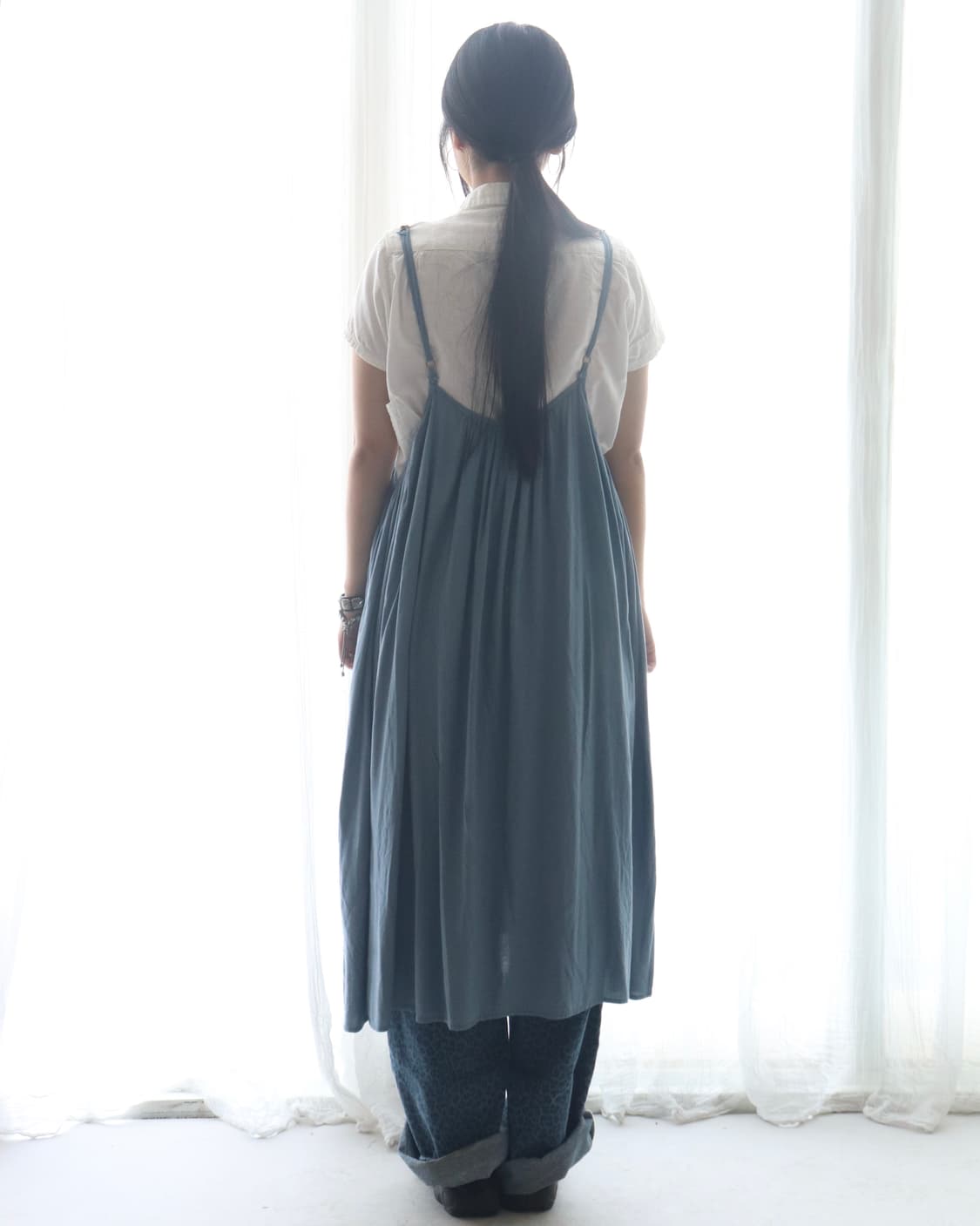 [Kelen] Blue Cotton Camisole Dress 상품이미지6