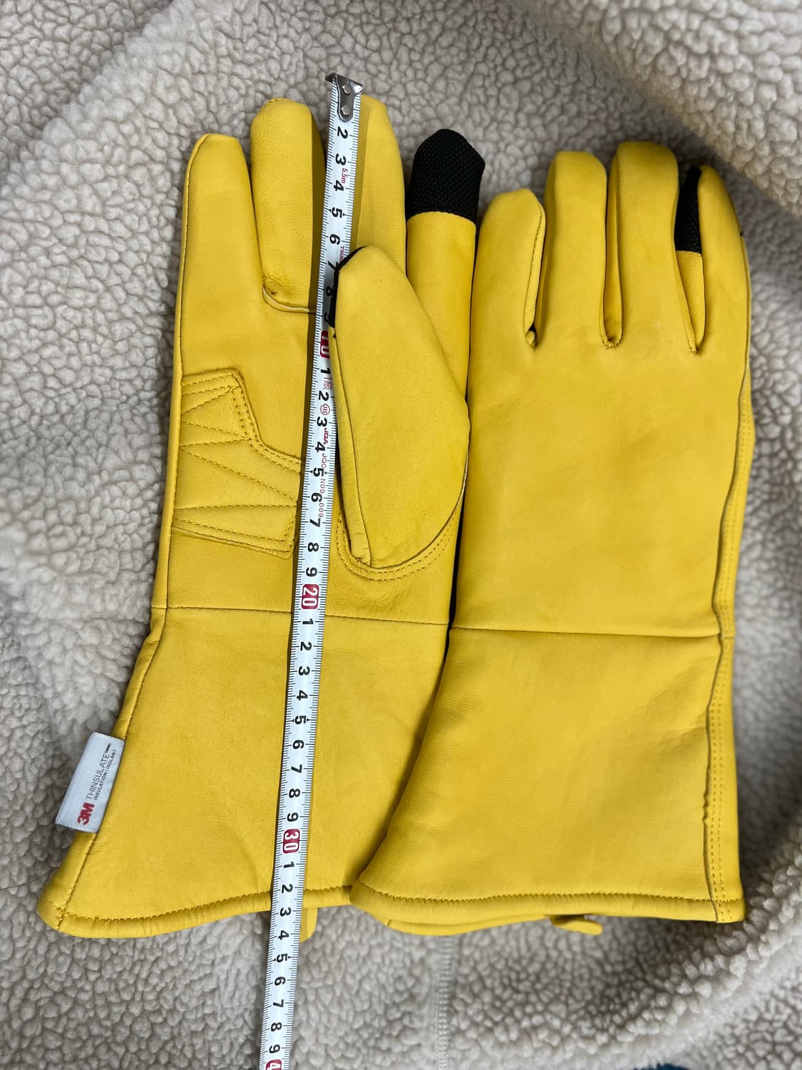 옐로우 GAUNTLET WINTER LONG GLOVE 상품이미지7