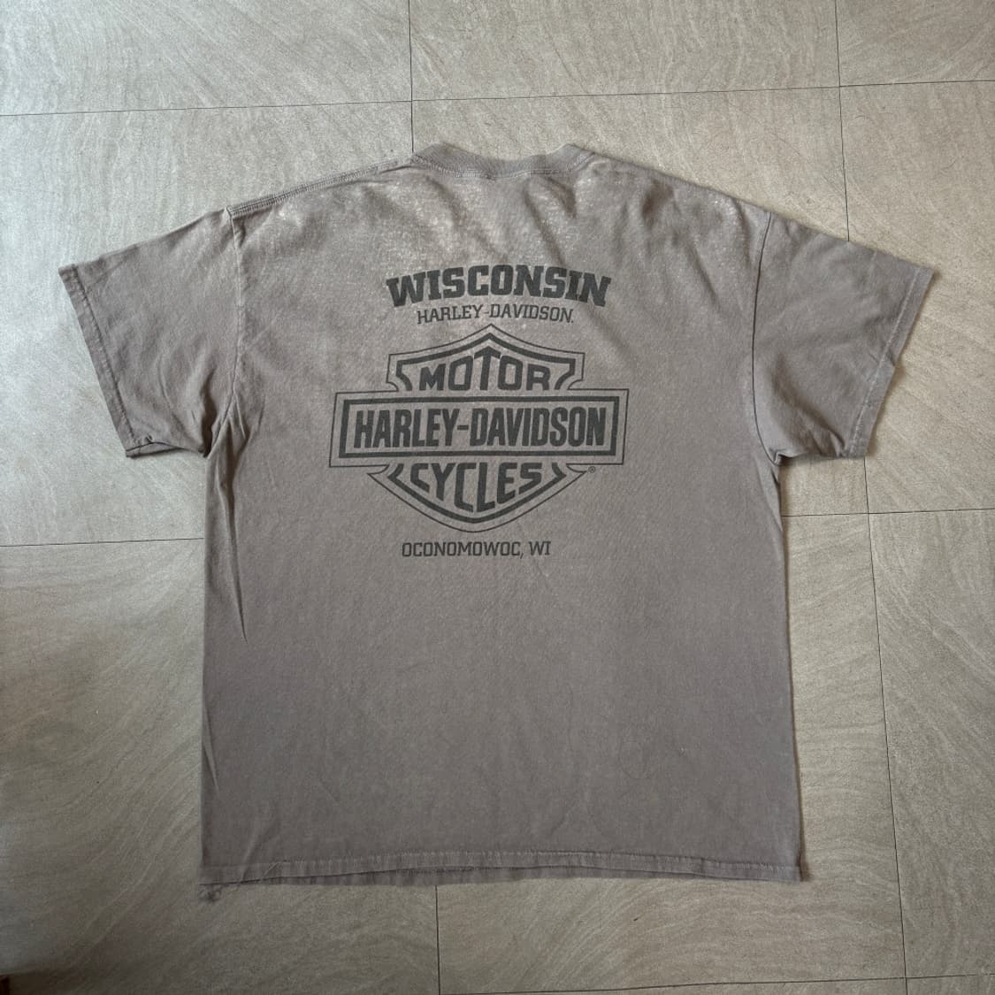 할리데이비슨 정품 페이딩 그레이 반팔 티셔츠 반팔티 상품이미지9
