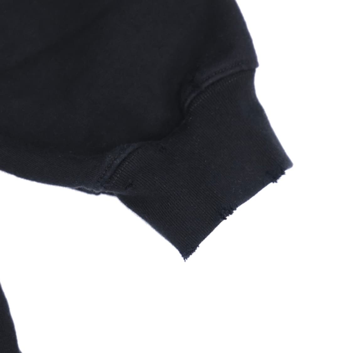 발렌시아가 핸드 드로운 BB 아이콘 후드 후드 라지 핏 블랙M 상품이미지7