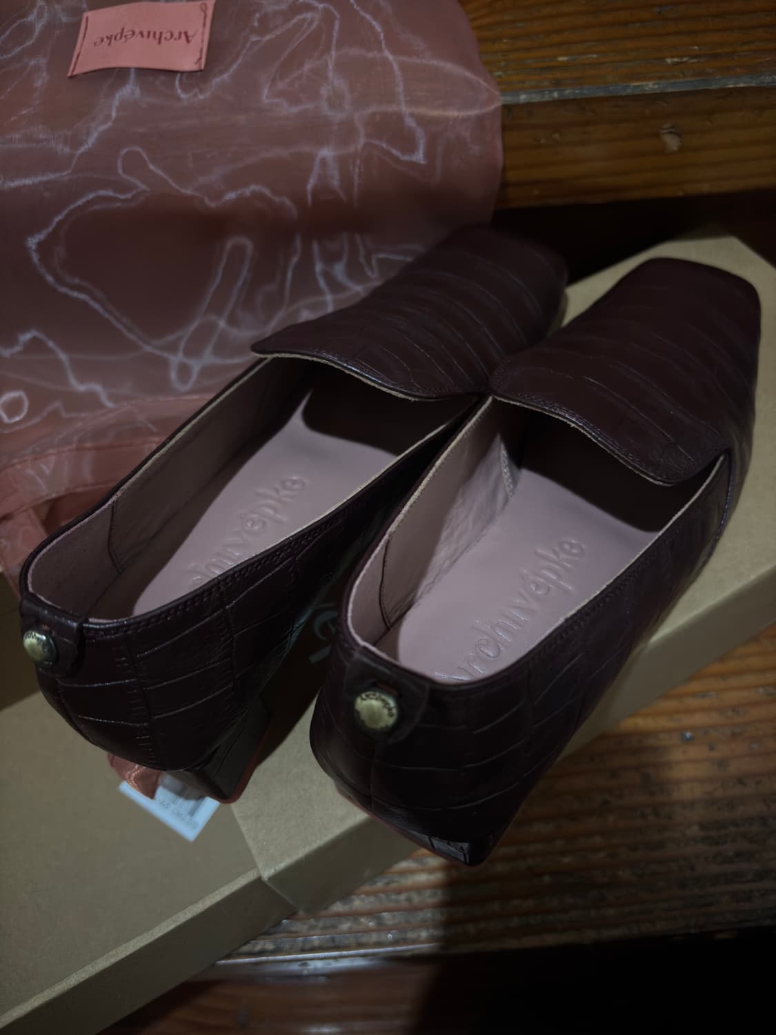 새상품) 아카이브앱크 eternal square pumps(Crocodi 상품이미지3