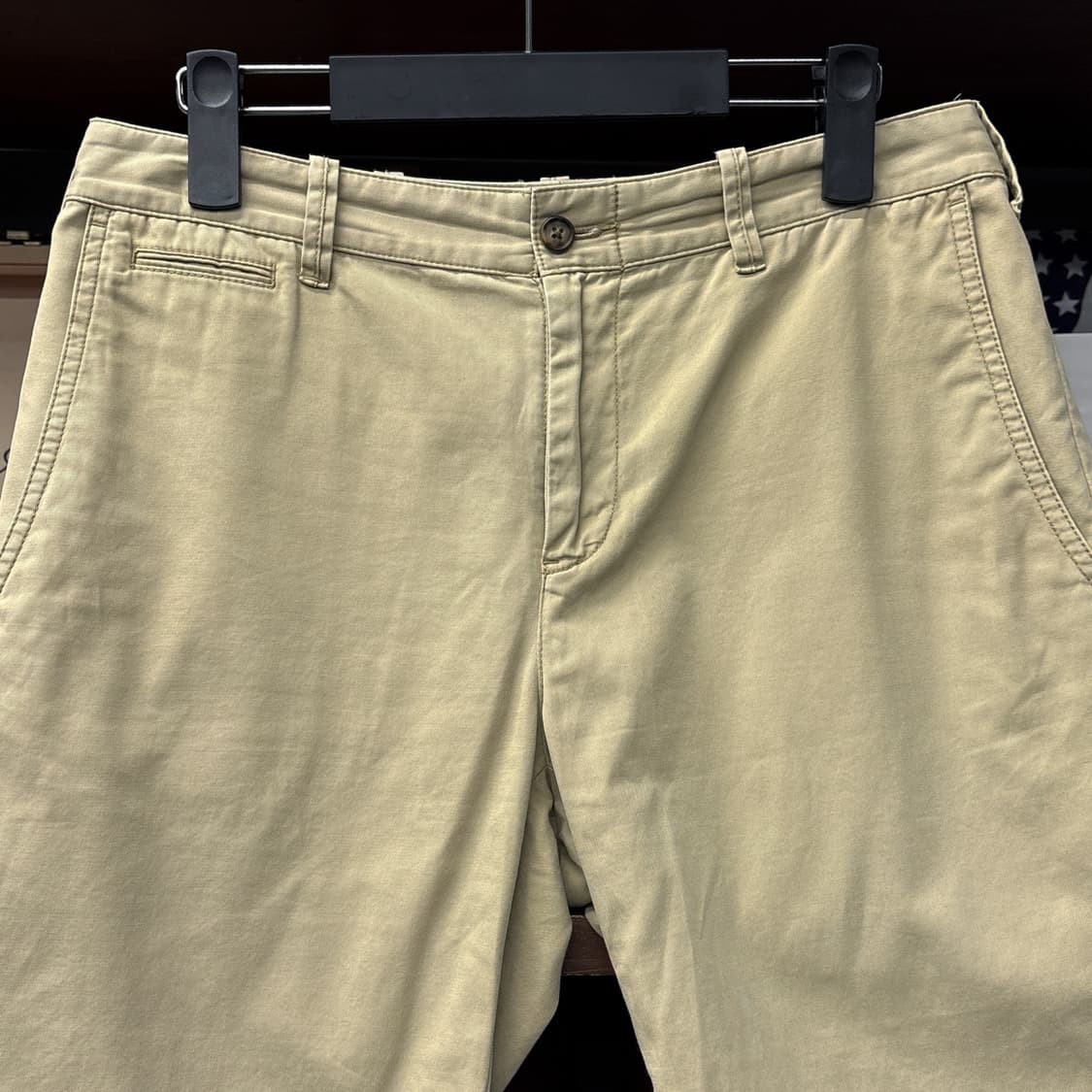 신형라벨 폴로 랄프로렌 클래식 치노 쇼츠팬츠 포니자수 베이지 N1109  상품이미지3