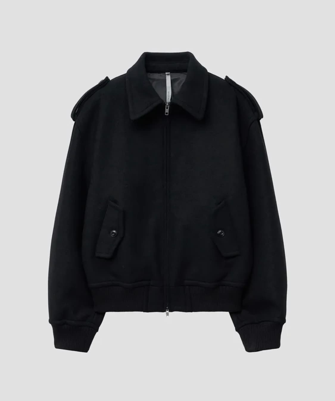 헤비 울 오버사이즈 블루종 (블랙) 상품이미지1