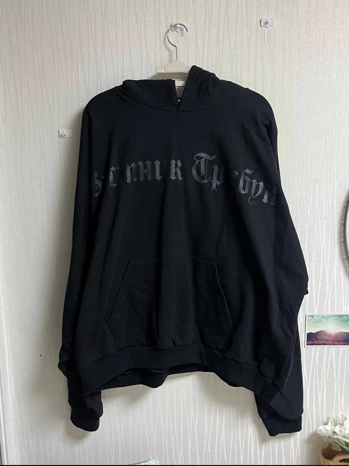 이지 고샤 후드티 차콜 1사이즈 상품이미지2