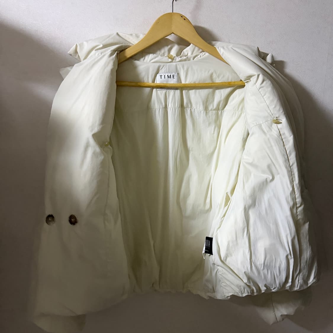 한섬 타임 22/23시즌 윈터 디테쳐블 후드구스다운점퍼 패딩 F 상품이미지7