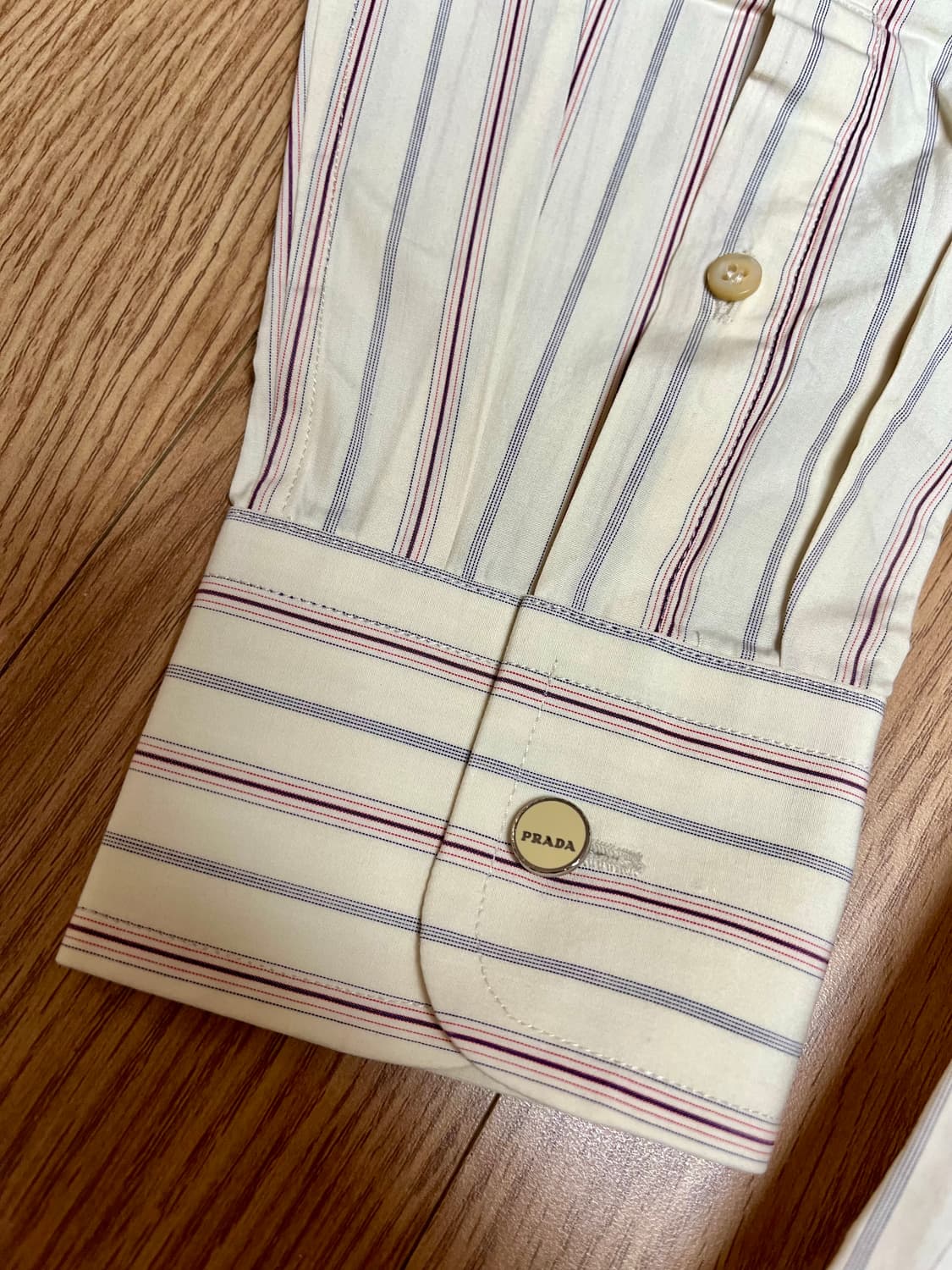 프라다 Prada 남자 스트라이프 셔츠 사이즈40 상품이미지4